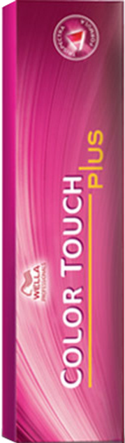 Фарба для волосся безаміачна Wella Professionals Color Touch Plus 55/04-світло-коричневий натуральний червоний 60 мл (8005610528502) - зображення 1