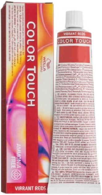 Фарба для волосся безаміачна Wella Professionals Color Touch Vibrant Reds 6/4 - Вогненний мак 60 мл (8005610529189) - зображення 1
