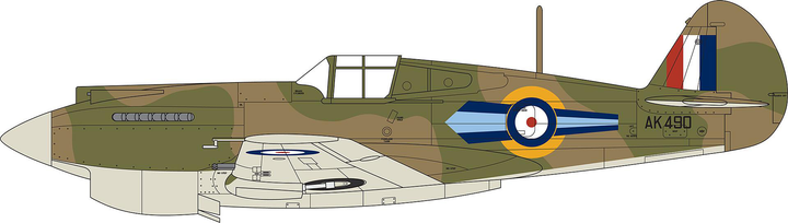 Збірна модель Airfix Curtiss P-40B Warhawk масштаб 1:72 (5055286671449) - зображення 7