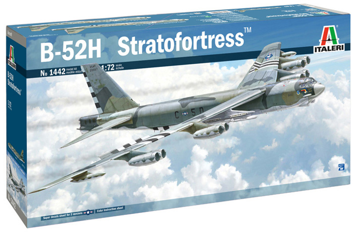 Збірна модель Italeri Stratofortress B-52H масштаб 1:72 (8001283014427) - зображення 1