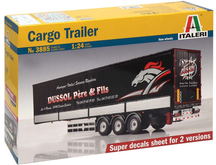 Model do składania Italeri Cargo Trailer skala 1:24 (8001283038850) - obraz 1