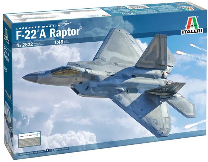 Збірна модель Italeri F-22A Raptor масштаб 1:48 (8001283028226) - зображення 1