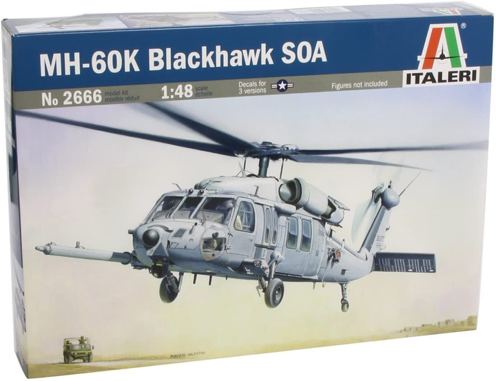 Model do składania Italeri MH-60K Blackhawk SOA skala 1:48 (8001283026666) - obraz 1