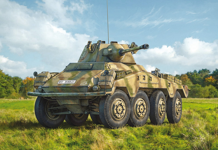 Model do składania Italeri Sd Kfz 234 2 Puma skala 1:35 (8001283065726) - obraz 1
