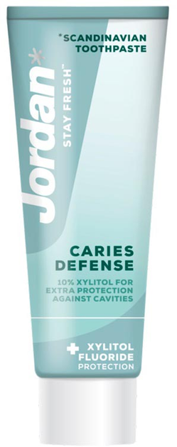 Pasta do zębów Jordan Stay Fresh Cavity Defense przeciw próchnicy 75 ml (7046110031131) - obraz 1