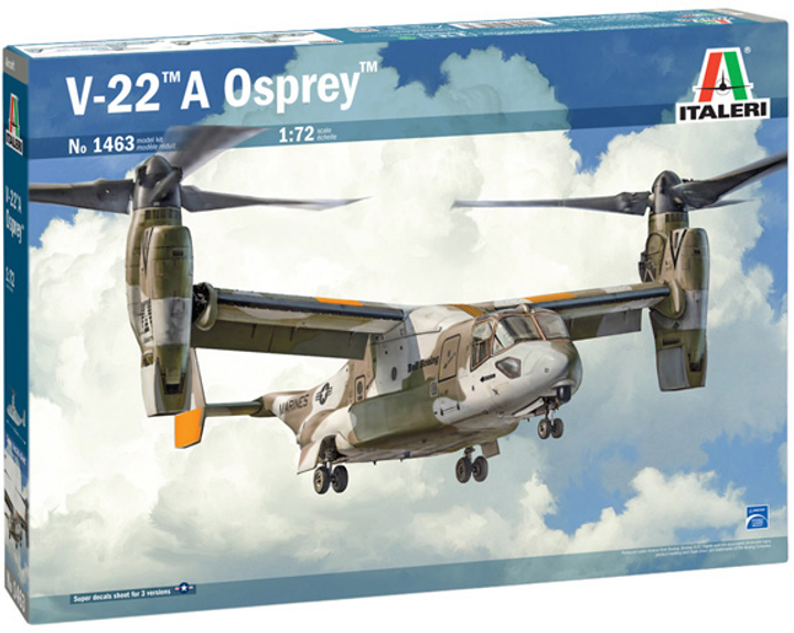 Model do składania Italeri V-22A Osprey skala 1:72 (8001283014632) - obraz 1