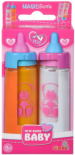 Чарівні пляшечки для пупсів Simba New Born Baby (4006592069254) - зображення 1