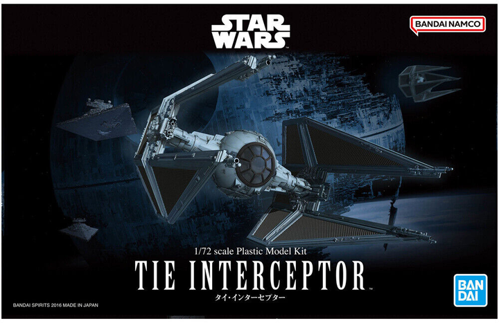 Збірна модель Revell Bandai Star Wars TIE Interceptor масштаб 1:72 (4009803012124) - зображення 1