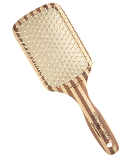 Szczotka Olivia Garden Healthy Hair Large Ionic Paddle Bamboo Brush HH-P7 (752110720223) - obraz 1