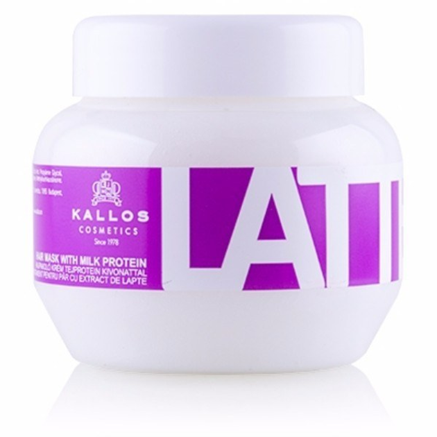 Maska do włosów Kallos Latte Hair Mask 275 ml (5998889508050) - obraz 1