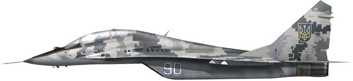 Model do składania IBG Mig 29UB in Ukrainian Air Force skala 1:72 (5907747902190) - obraz 2