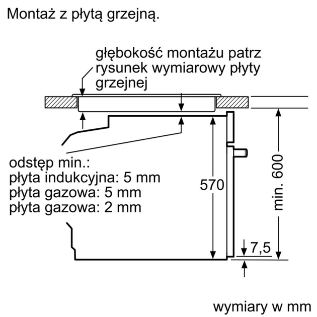 Piekarnik elektryczny Bosch Serie 6 HBA5560S0 - obraz 7