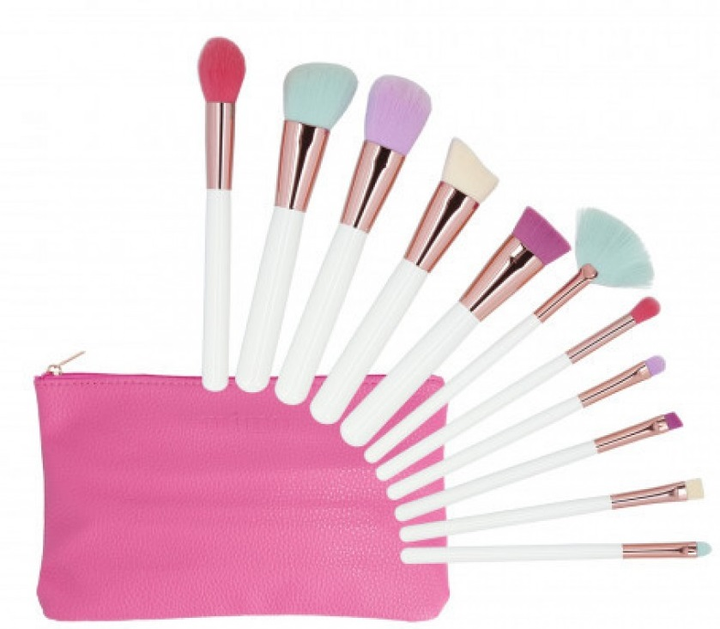 Набір пензлів для макіяжу MIMO Makeup Brush Set Multicolor 11 шт (5903018919966) - зображення 1