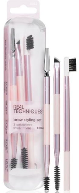 Zestaw pędzli do makijażu Real Techniques Brow Styling Set 3 pies (79625438499) - obraz 1