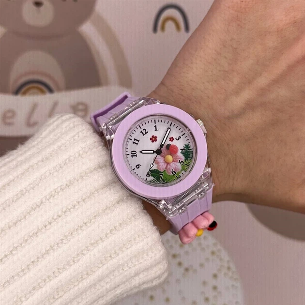 Детские часы Better 005 Flowers Pink-White (1184-0134) - изображение 2