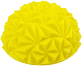 Полусфера массажная киндербол EasyFit Rock EF-3000-Y 16 см риф балансировочная кочка камни, массажер для ног и рук Желтая (56001210) - Фото 1 Полусфера массажная киндербол EasyFit Rock EF-3000-Y 16 см риф балансировочная кочка камни, массажер для ног и рук Желтая (56001210) - изображение 1