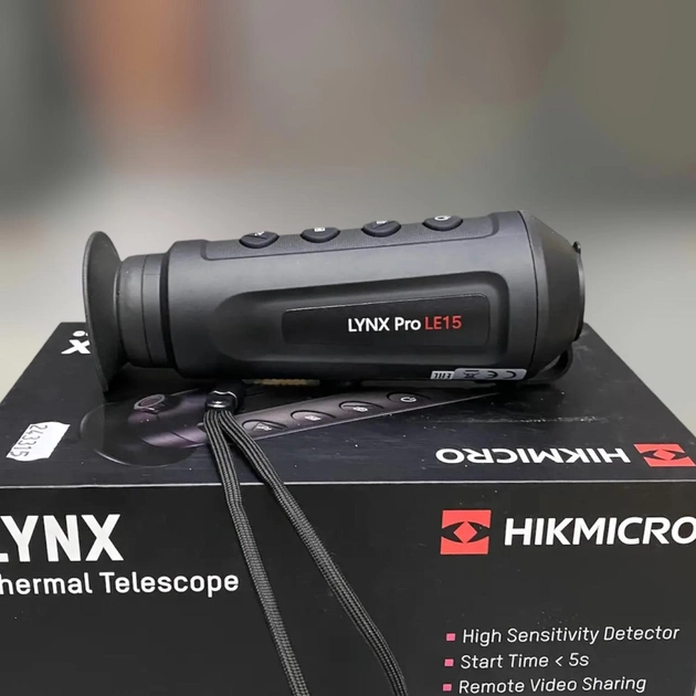 Тепловізор HikMicro Lynx Pro LE15, 15 мм, Wi-Fi, стaдиoмeтpичecĸий далекомір, відеозапис - зображення 2