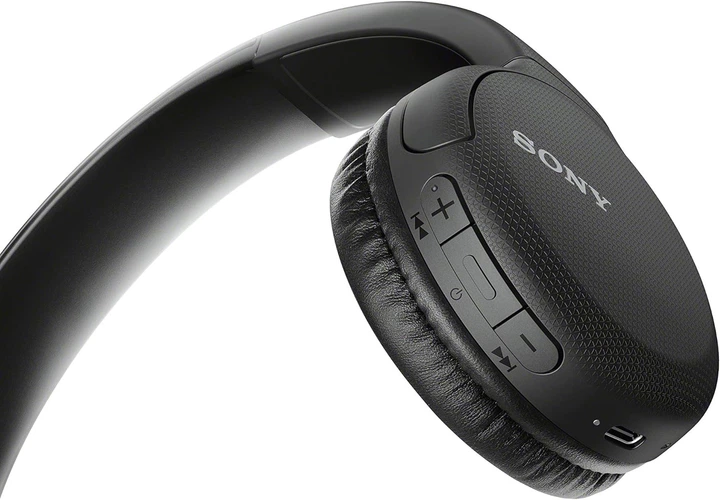 Бездротові навушники Sony WH-CH510 / Bluetooth 5.0 / Активне шумозаглушення / ANC / До 35 годин роботи від акумулятора / Чорні Б/В - зображення 4
