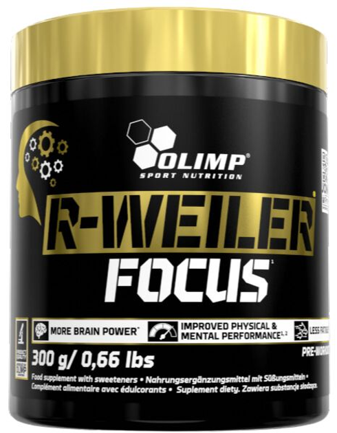 Aminokwas Olimp R-Weiler Focus 300 g Cola (5901330078644) - obraz 1