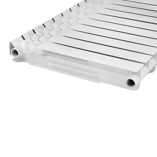 Радіатор Calor Optimal біметалевий 500x96 мм 10 секцій Білий - изображение 4