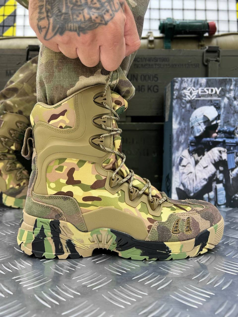 Тактичні берці Tactical Combat Boots Multicam 41 - изображение 1