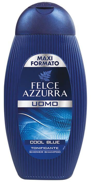 Szampon i żel pod prysznic 2 w 1 Felce Azzurra Men Cool Blue 400 ml (8001280309694) - obraz 1