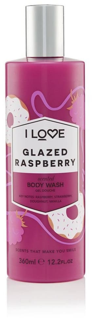 Żel pod prysznic i do kąpieli I Love Scented Body Wash glazed raspberry 360 ml (5060351545037) - obraz 1