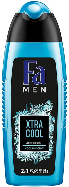 Чоловічий гель для душу Fa Men Xtra Cool для миття тіла і волосся 250 мл (9000100544658) - зображення 1