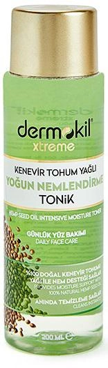 Тонік для обличчя Dermokil Xtreme Hemp Seed Oil Intensive Moisture Toner інтенсивно зволожувальний 200 мл (8697916011224) - зображення 1