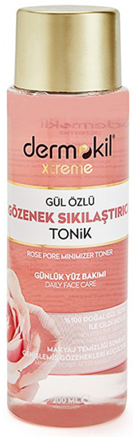 Тонік для обличчя Dermokil Xtreme Rose Pore Minimizer Toner з рожевою водою 200 мл (8697916011163) - зображення 1