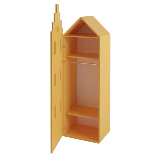 Детский шкаф Амстердам для хранения вещей Little Room Little Room Baby House желтый (ZHO-44434-4) - Фото 1 Детский шкаф Амстердам для хранения вещей Little Room Little Room Baby House желтый (ZHO-44434-4) - изображение 1