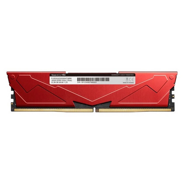 ОЗУ Team 2x16GB 6000 Mhz DDR5 T-Force Vulcan Red (FLRD532G6000HC38ADC01) - Фото 4 ОЗУ Team 2x16GB 6000 Mhz DDR5 T-Force Vulcan Red (FLRD532G6000HC38ADC01) - изображение 4