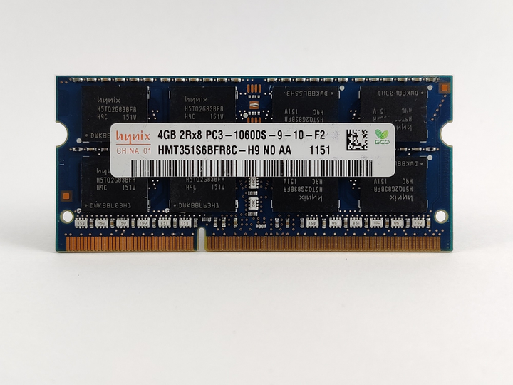 Оперативная память для ноутбука SODIMM Hynix DDR3 4Gb 1333MHz PC3 ...