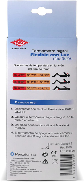 Термометр Ico Digital With Light 1 шт (8431456025705) - зображення 2