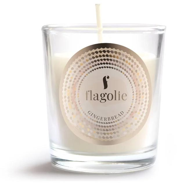 Маленька соєва ароматична свічка Flagolie Пряник 70 г (5907471930803) - зображення 1