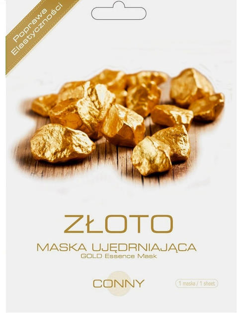 Маска для обличчя Conny Gold Essence Mask зміцнювальна тканинна 23 г (8809361272482) - зображення 1