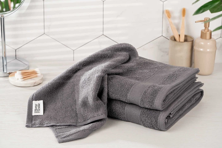 Полотенце махровое Ardesto SuperSoft ART-2230-MС 50х30 см графитовое - изображение 6