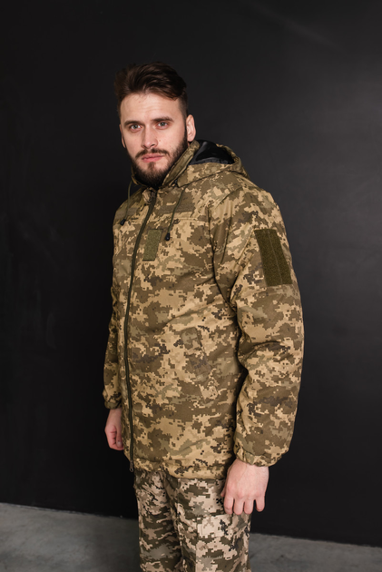 Куртка-бушлат военная мужская тактическая ВСУ (ЗСУ) Пиксель 8723 56 размер - изображение 1