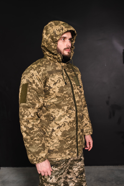 Куртка-бушлат военная мужская тактическая ВСУ (ЗСУ) Пиксель 8723 56 размер - изображение 2