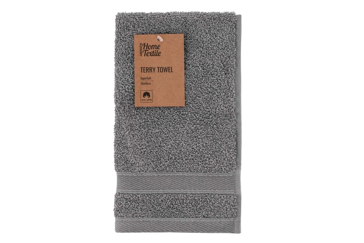 Полотенце махровое Ardesto SuperSoft ART-2230-SL 50х30 см серое - изображение 3