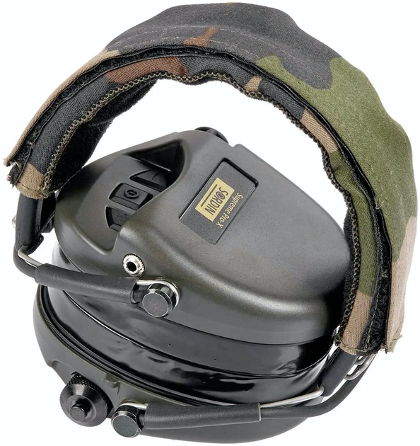Навушники активні тактичні шумоподавлюючі Sordin Supreme Pro X з LED ліхтарем Оливковий (Ranger Green) - зображення 2