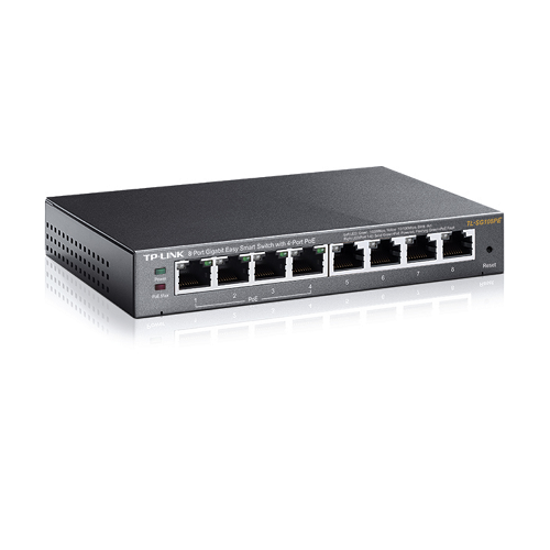 Коммутатор TP-Link TL-SG108PE управляемый 8x10/100/1000 RJ45 - изображение 3