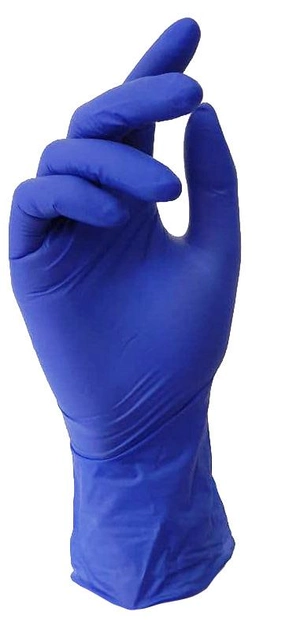 Рукавички нітрілові NITRYLEX сині XS 100 шт - зображення 2