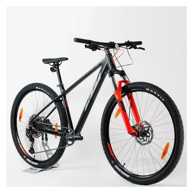 Велосипед KTM ULTRA FUN 29 " рама L / 48, чорний матовий (сіро-помаранчевий), 2022 - изображение 3