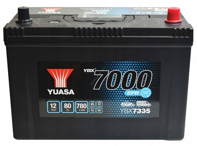 Аккумулятор Yuasa EFB Start Stop Battery 80 Ah/12V "0" (+ справа) - изображение 2