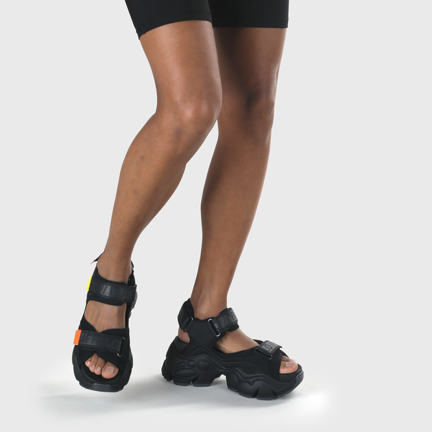 Жіночі сандалі Buffalo Calzature 1602031 36 Чорні (4061516313721) - зображення 2