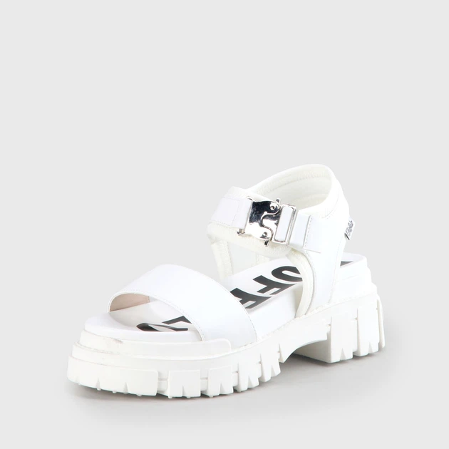 Sandały damskie na grubej podeszwie Buffalo Calzature 1652023 40 Białe (4061516533129) - obraz 3