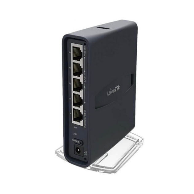 Wi-Fi Роутер Mikrotik hAP AC Lite RB952Ui-5ac2nD-TC (AC, 650MHz/64Mb, 5xFE, 2 dBi, Tow - зображення 3