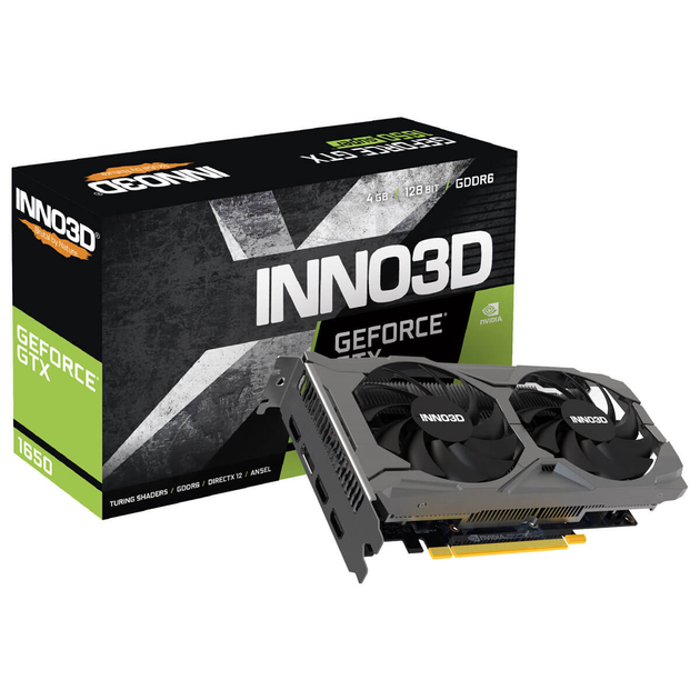 Видеокарта INNO3D GeForce GTX 1650 4GB GDDR6 Twin X2 OC – фото, отзывы ...