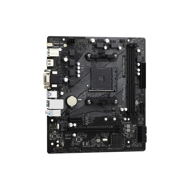 Материнська плата ASRock A520M-HDV Socket AM4 - Фото 3 Материнська плата ASRock A520M-HDV Socket AM4 - зображення 3